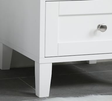 White Moro Single Sink Vanity, 18" - Image 2
