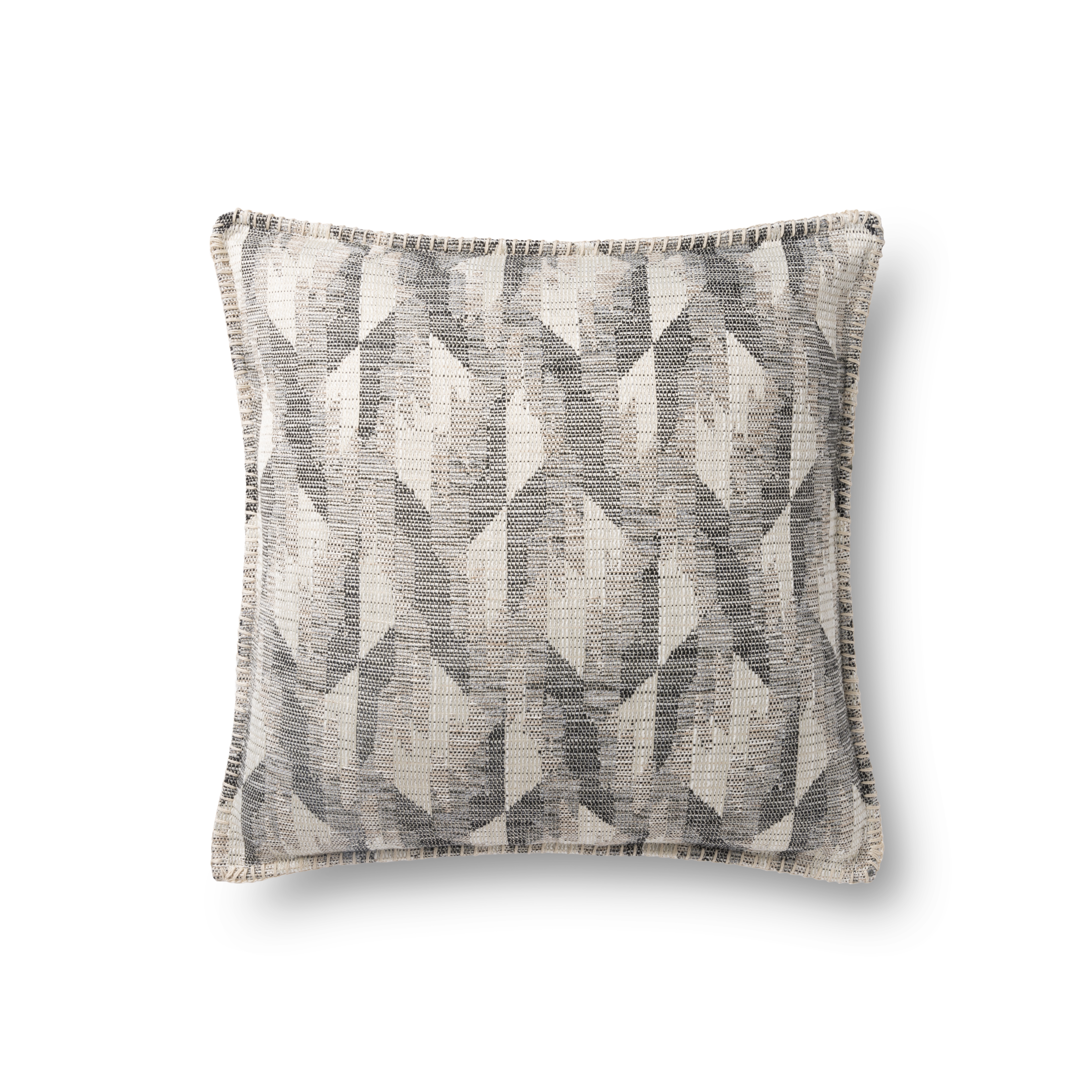 Loloi Pillows Grey 18" x 18" Cover Only - Image 0