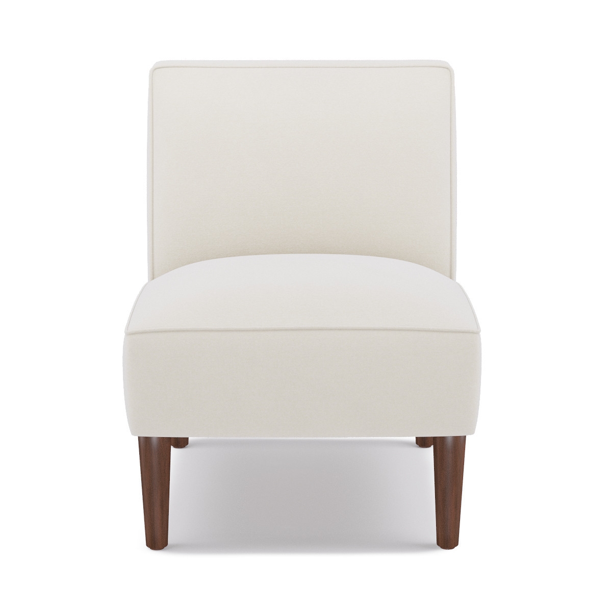 Slipper Chair | White Velvet - Image 0