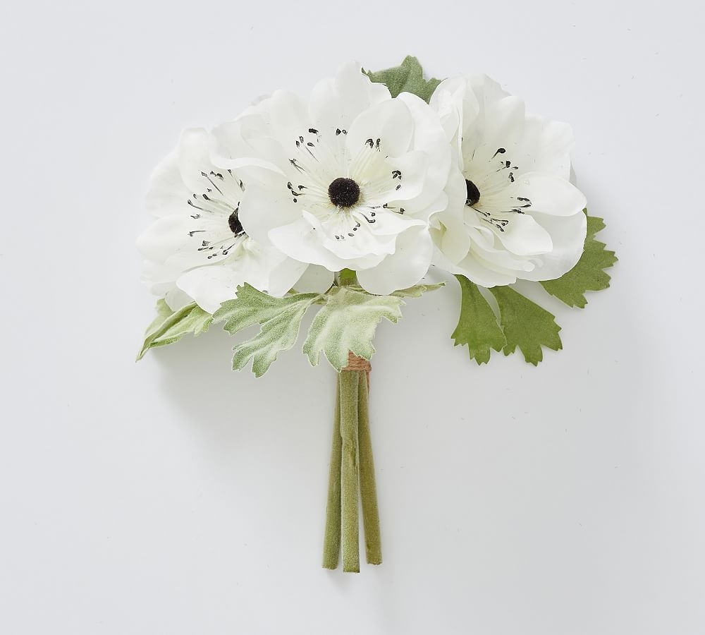 Anemone Clippings Bundle, Small, White - Image 0