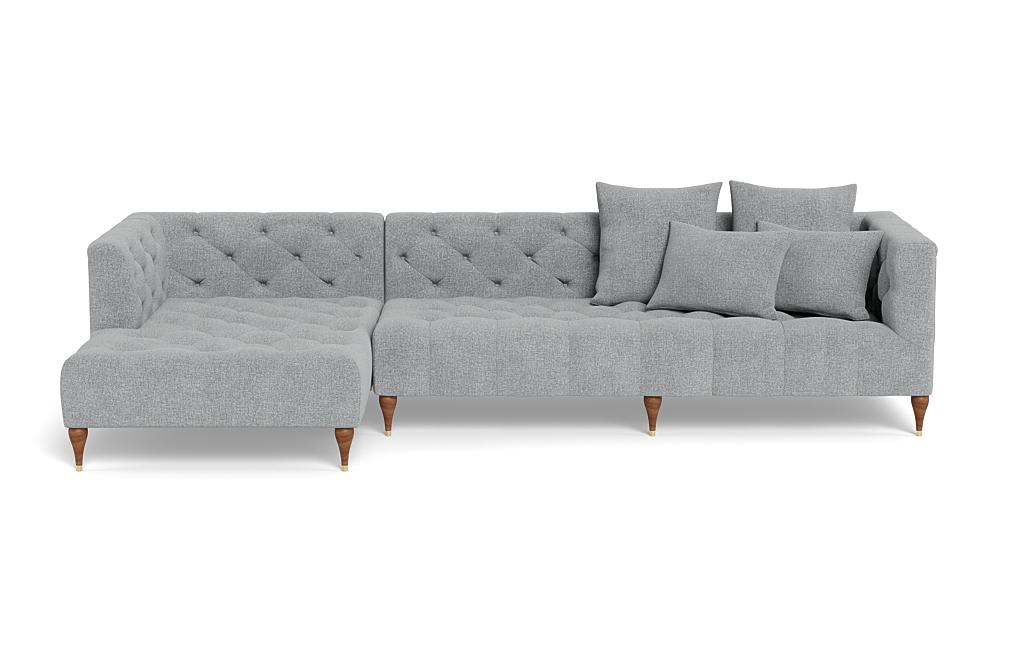 Ms. Chesterfield Sectional Sofa with Left Chaise by Apartment Therapy - Image 0