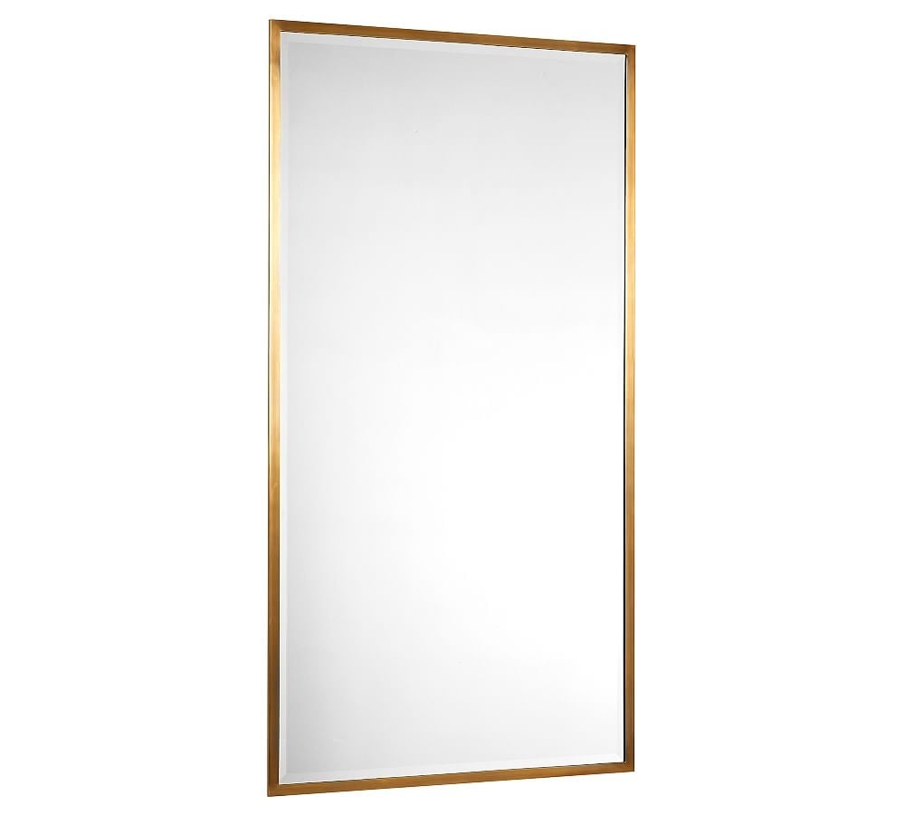 Layne Floor Mirror, Brass - 36" x 66" - Image 0