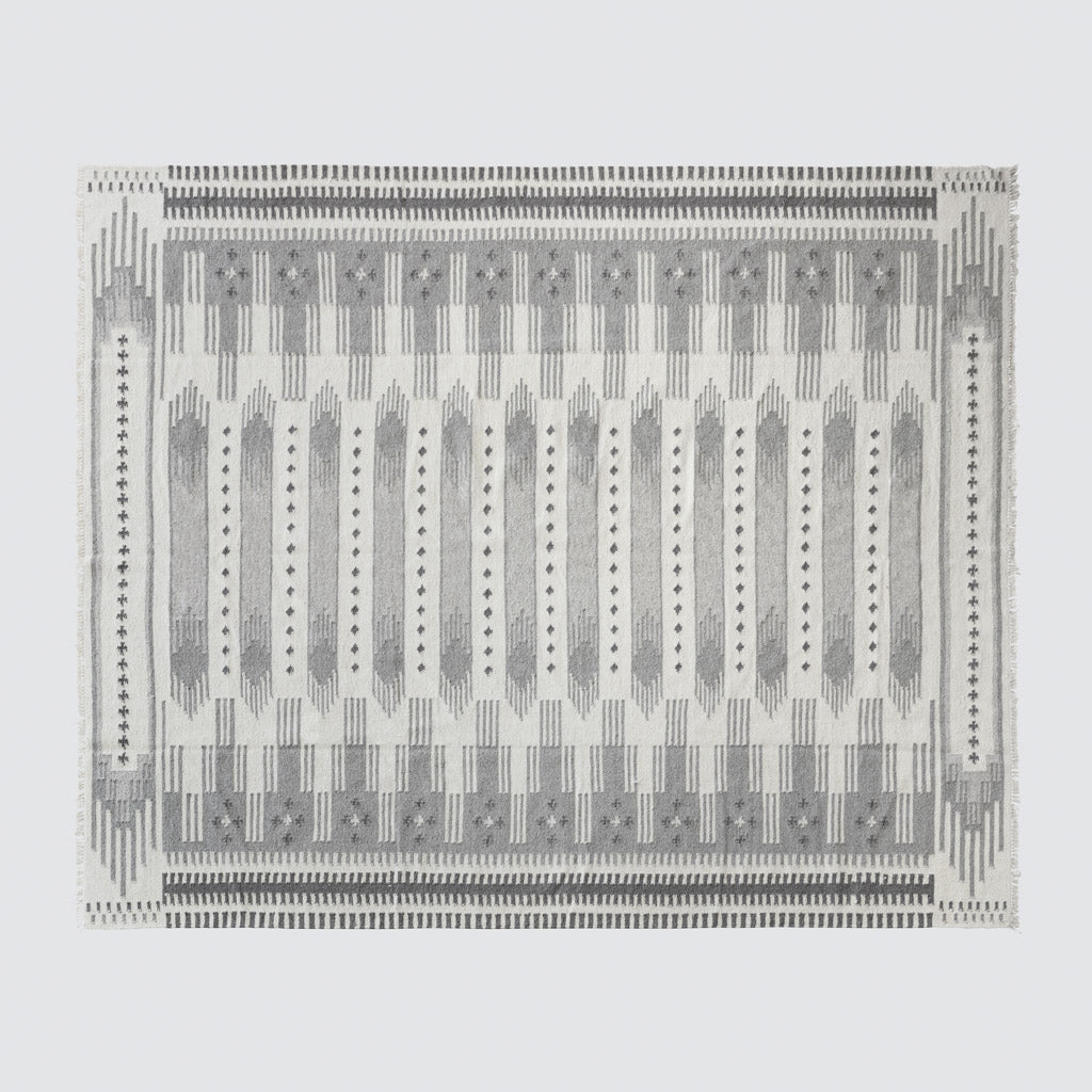 The Citizenry Asha Handwoven Area Rug | 8' x 10' | Grey - Image 9