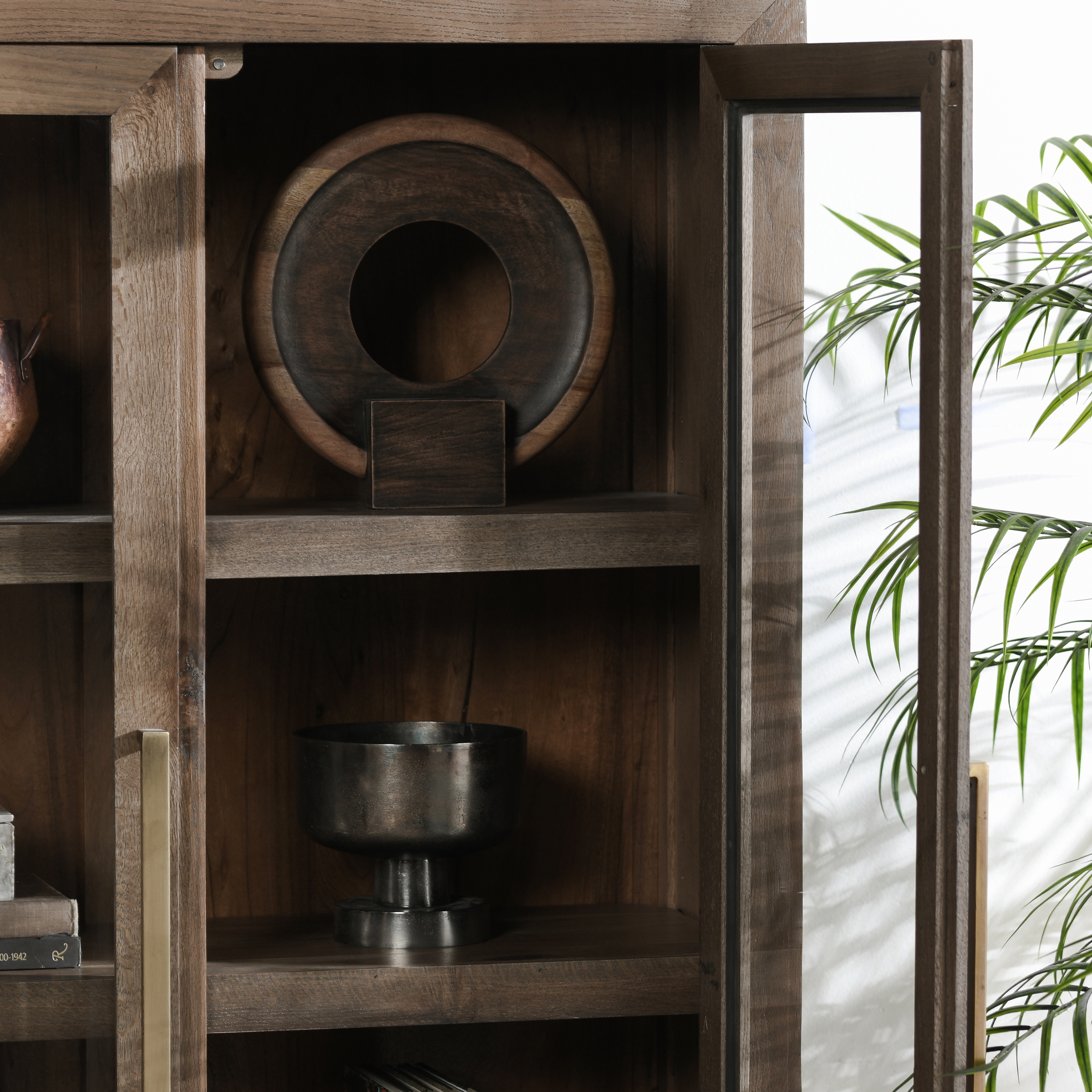Bradley Tall Cabinet Brown - Image 9