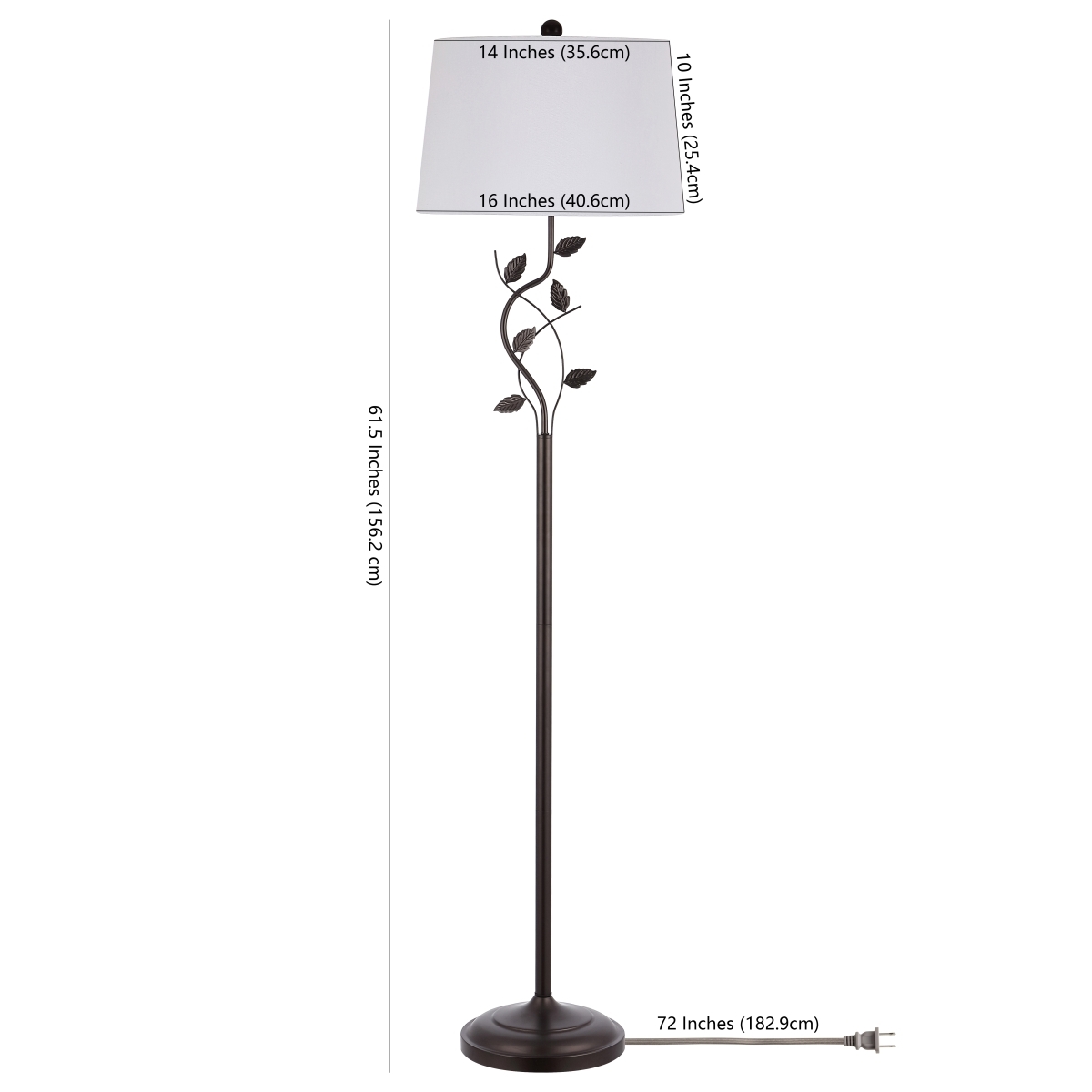 Rudy 61.5" Floor Lamp - Oil Rub Bronze - Image 0
