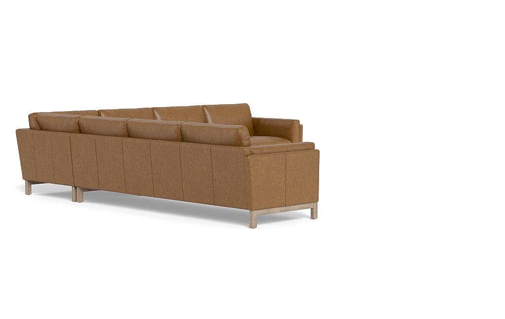 Gaby Leather 6-Seat Corner Sectional - Image 1