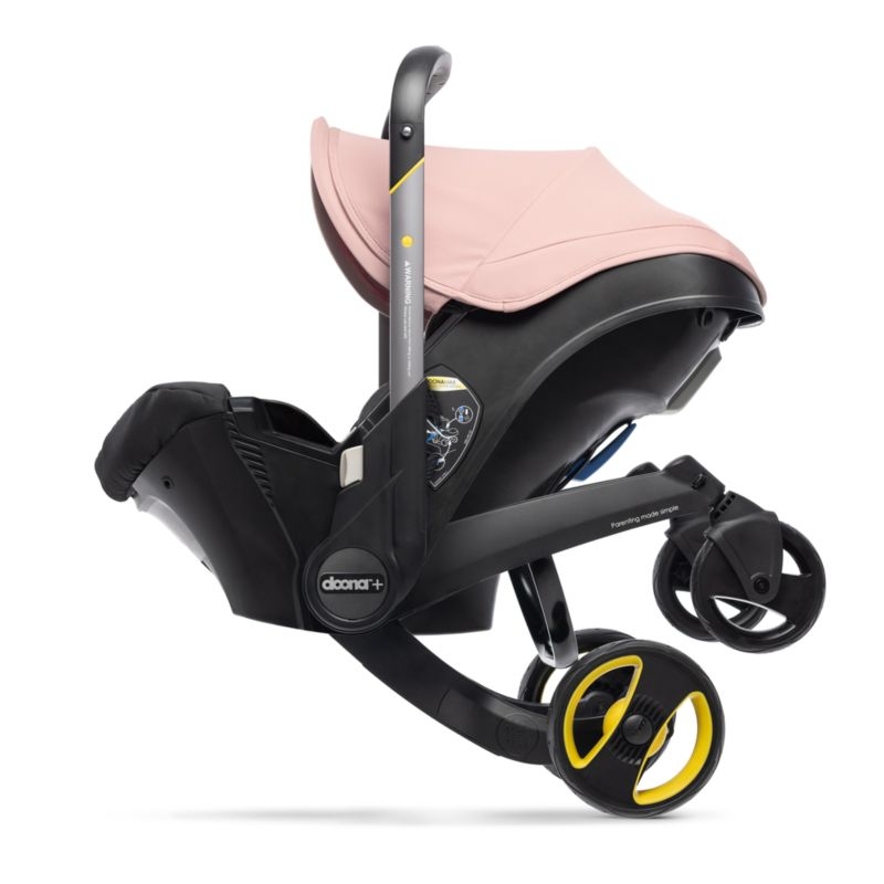 Doona ™ Blush Pink Compact Infant Car Seat & Stroller with Base - Image 3