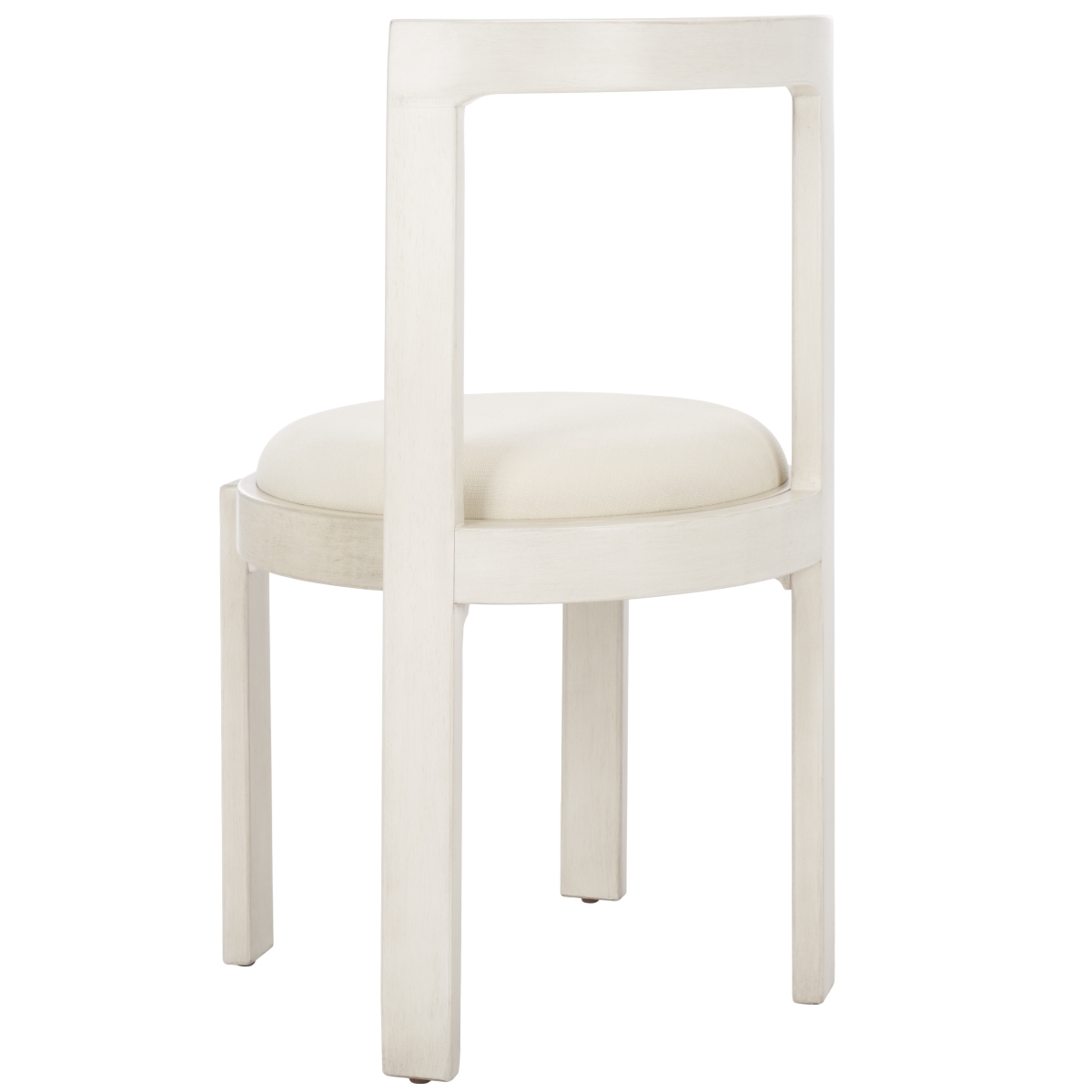 Estes Round Dining Chair - White/Ivory - Safavieh - Image 8