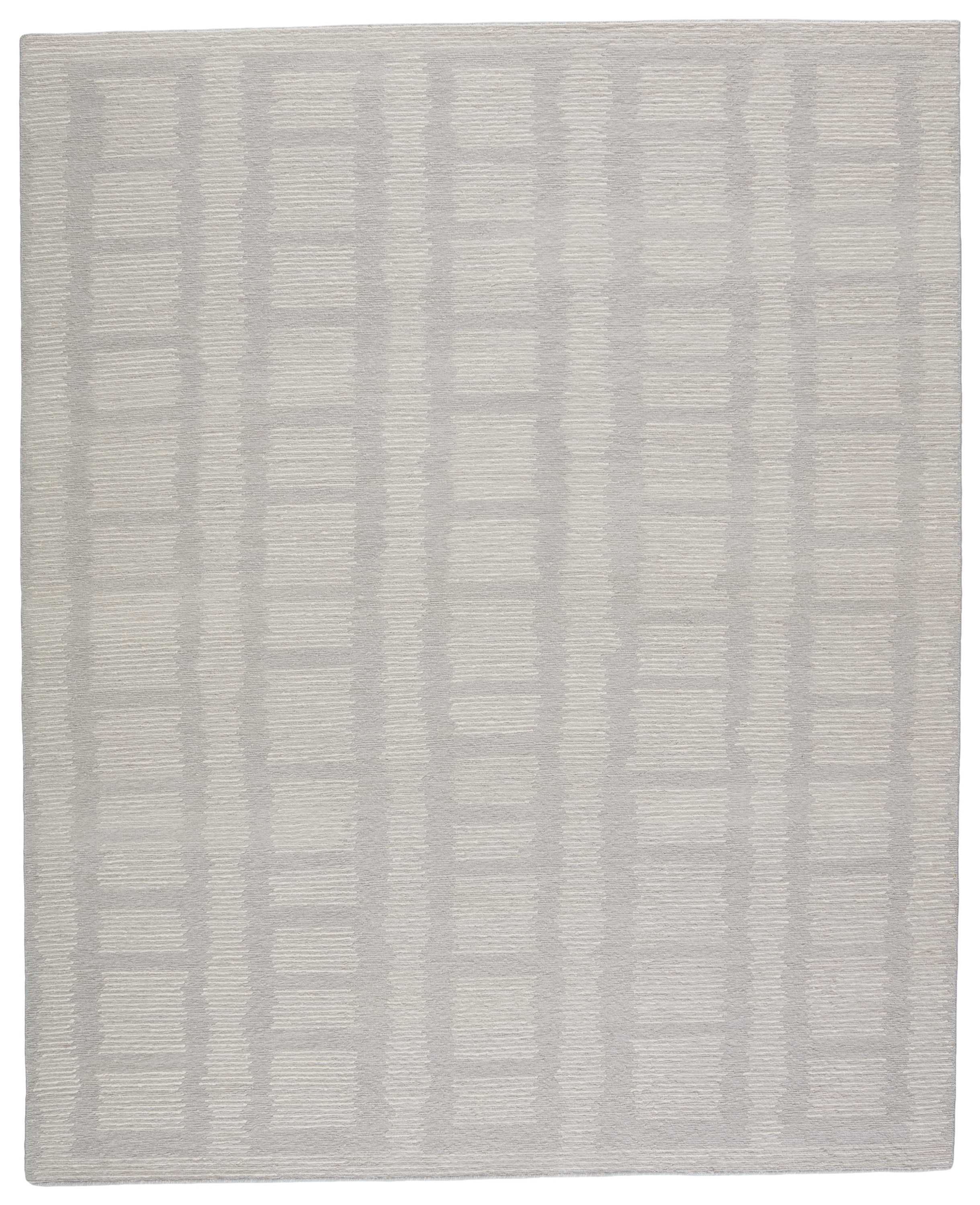 Draymond Hand-Knotted Tribal Light Gray/ Cream Area Rug (6'X9') - Image 0