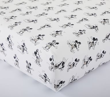 Disney Mickey Mouse Organic Crib Fitted Sheet, Multi - Image 4
