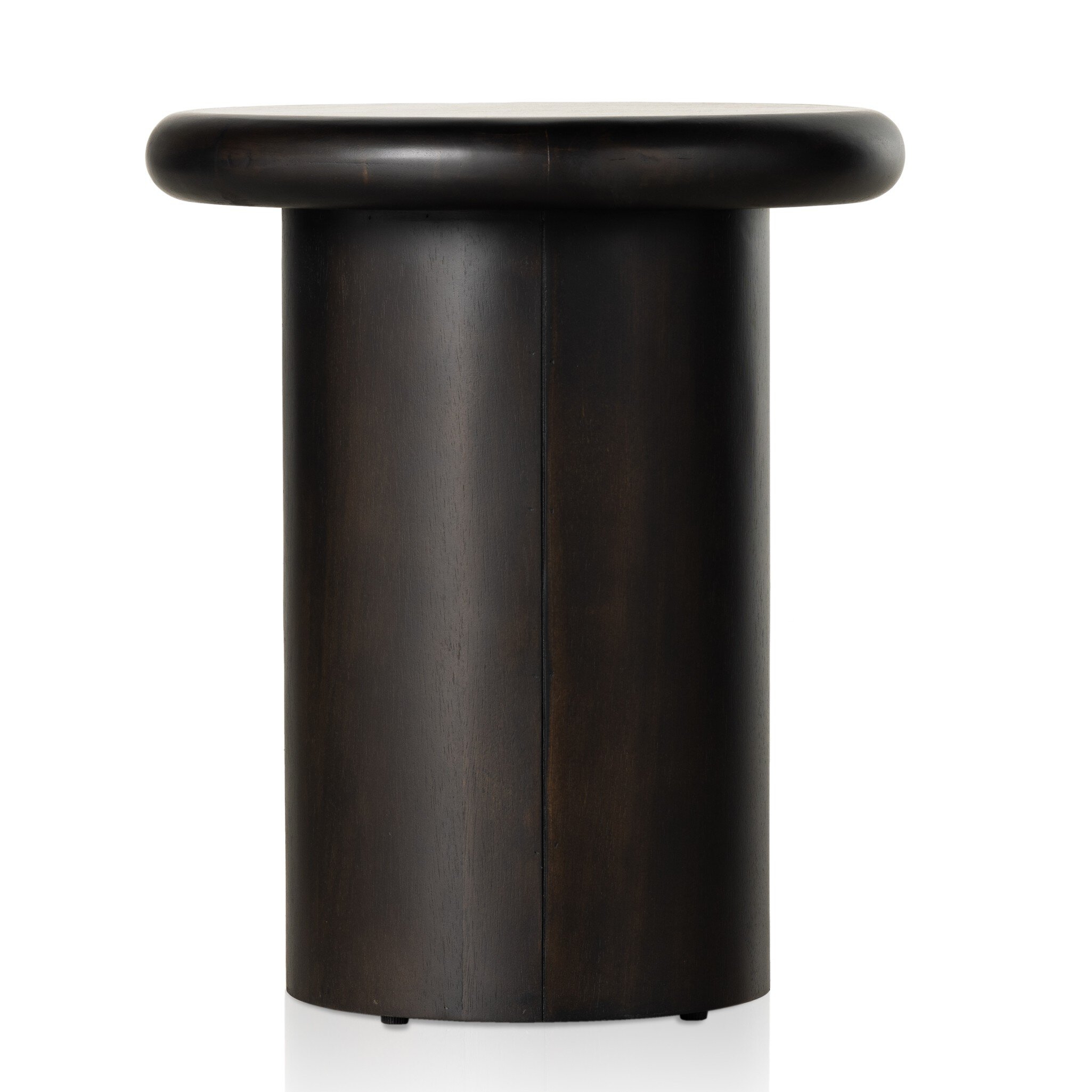 Zach End Table - Charcoal Parawood Solid - Image 3