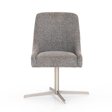 Tatum Desk Chair, Charcoal Bistrol - Image 2