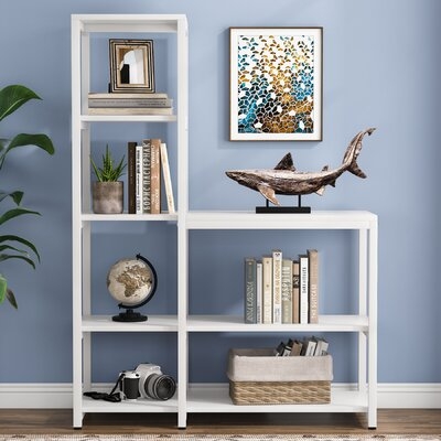 Ladder Corner Bookshelf Etagere Bookcase - Image 0