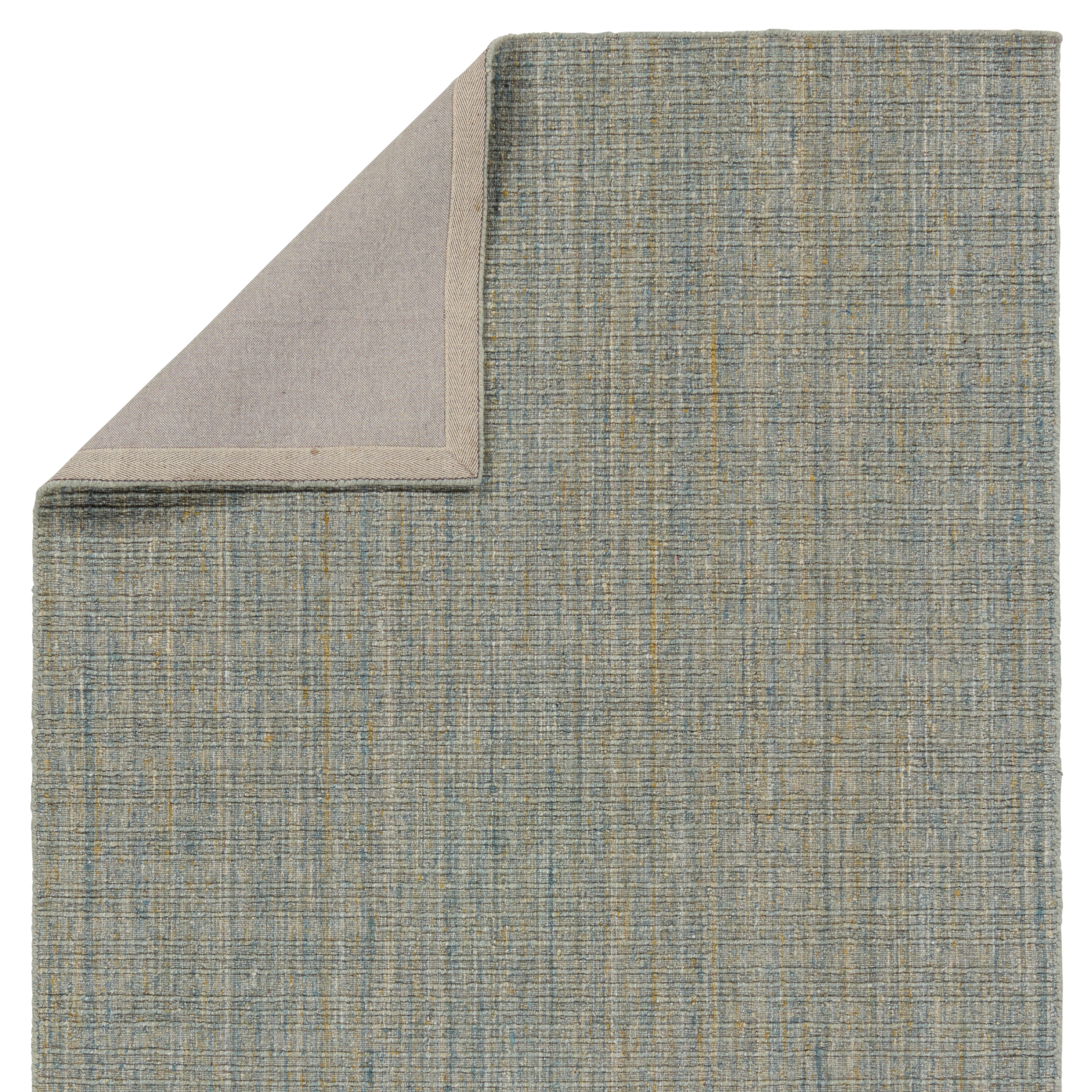 Vidalia Handmade Striped Blue/ Gold Area Rug (9'X12') - Image 2