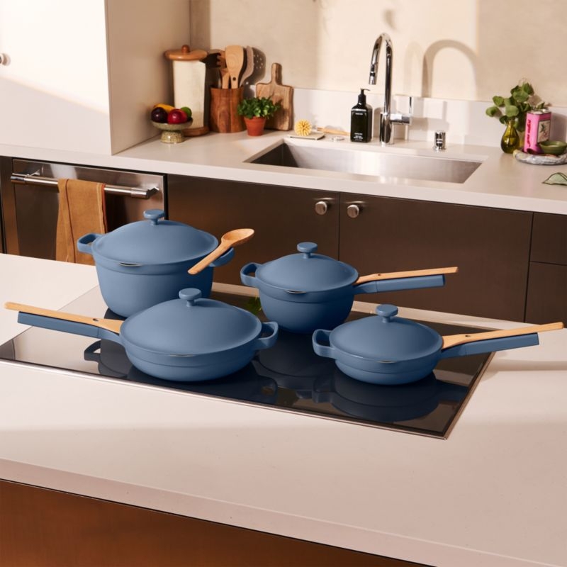 Our Place Blue Salt 13-Piece Cookware Set - Image 4