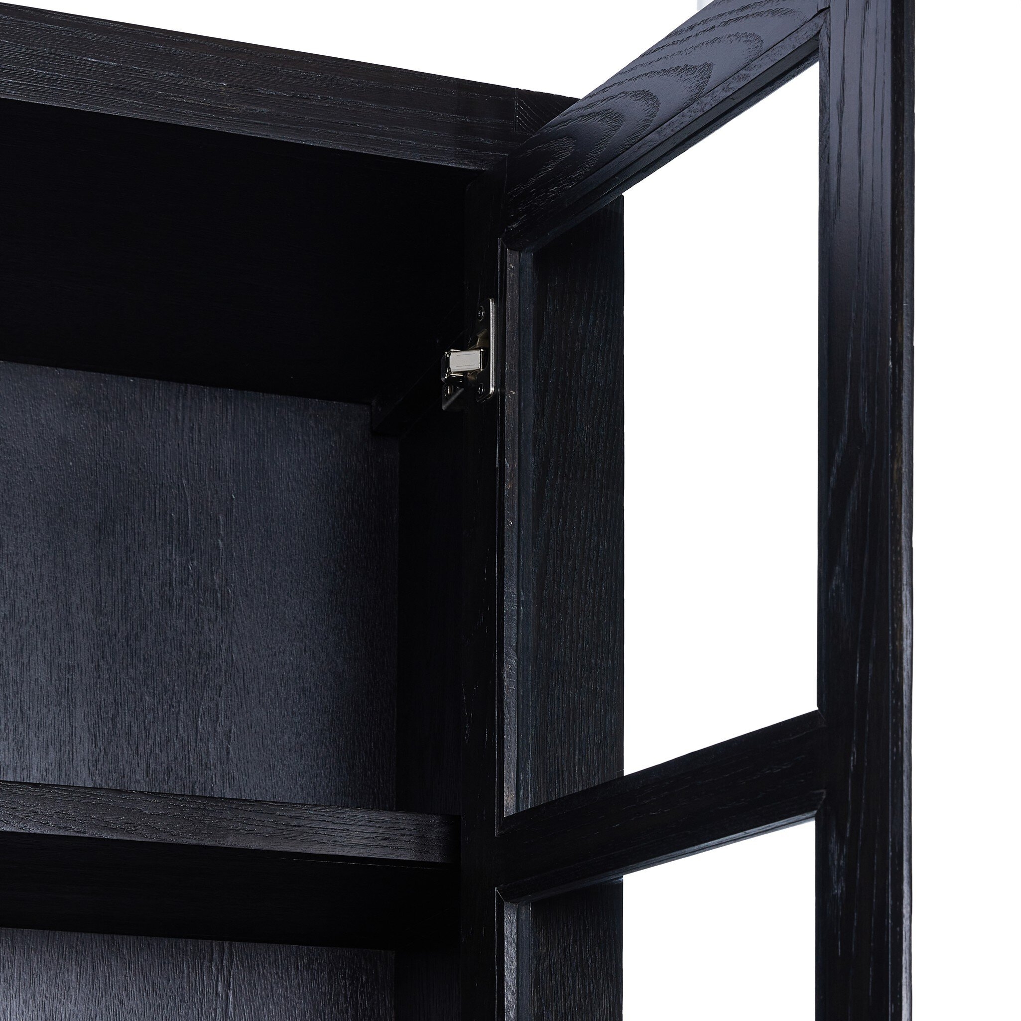 Warby Cabinet - Worn Black Veneer - Image 7