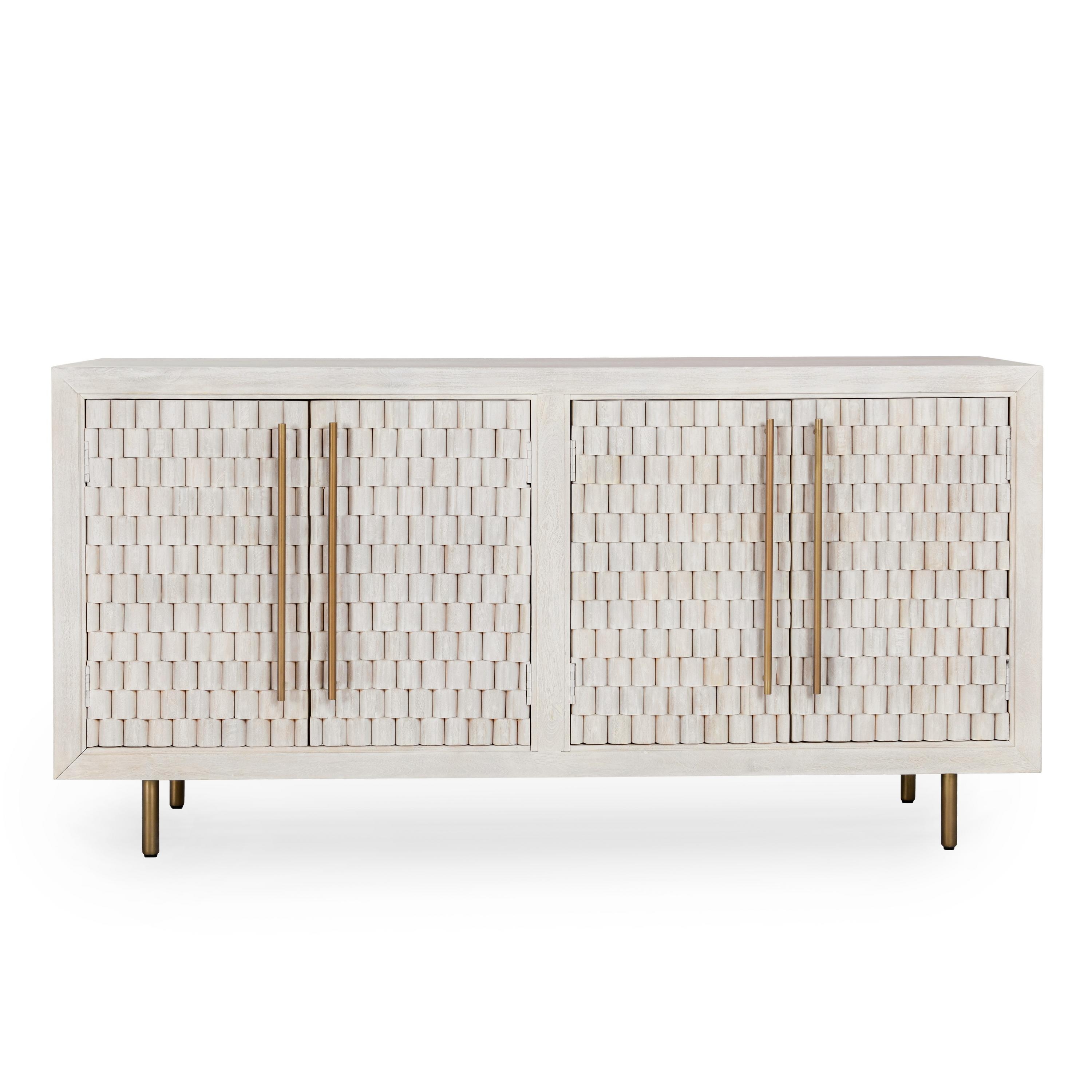 Norwood 4Dr Buffet White Wash - Image 1