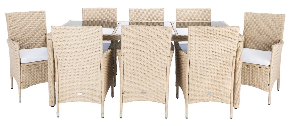 Hailee Dining Set - Beige/White - Safavieh - Image 0