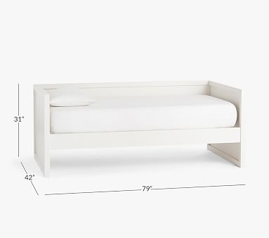 Camden Twin Daybed, Simply White, In-Home Delivery - Image 1
