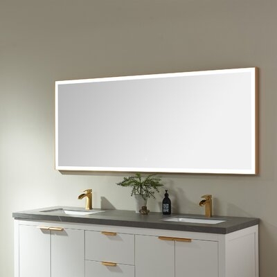 48'' Rectangle LED Lighted Accent Bathroom/Vanity Wall Mirror - Image 0
