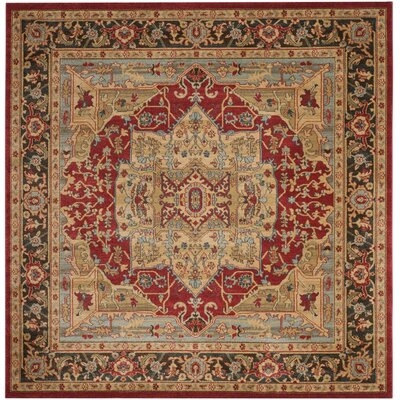 Pennypacker Oriental Natural/Navy Area Rug - Image 0