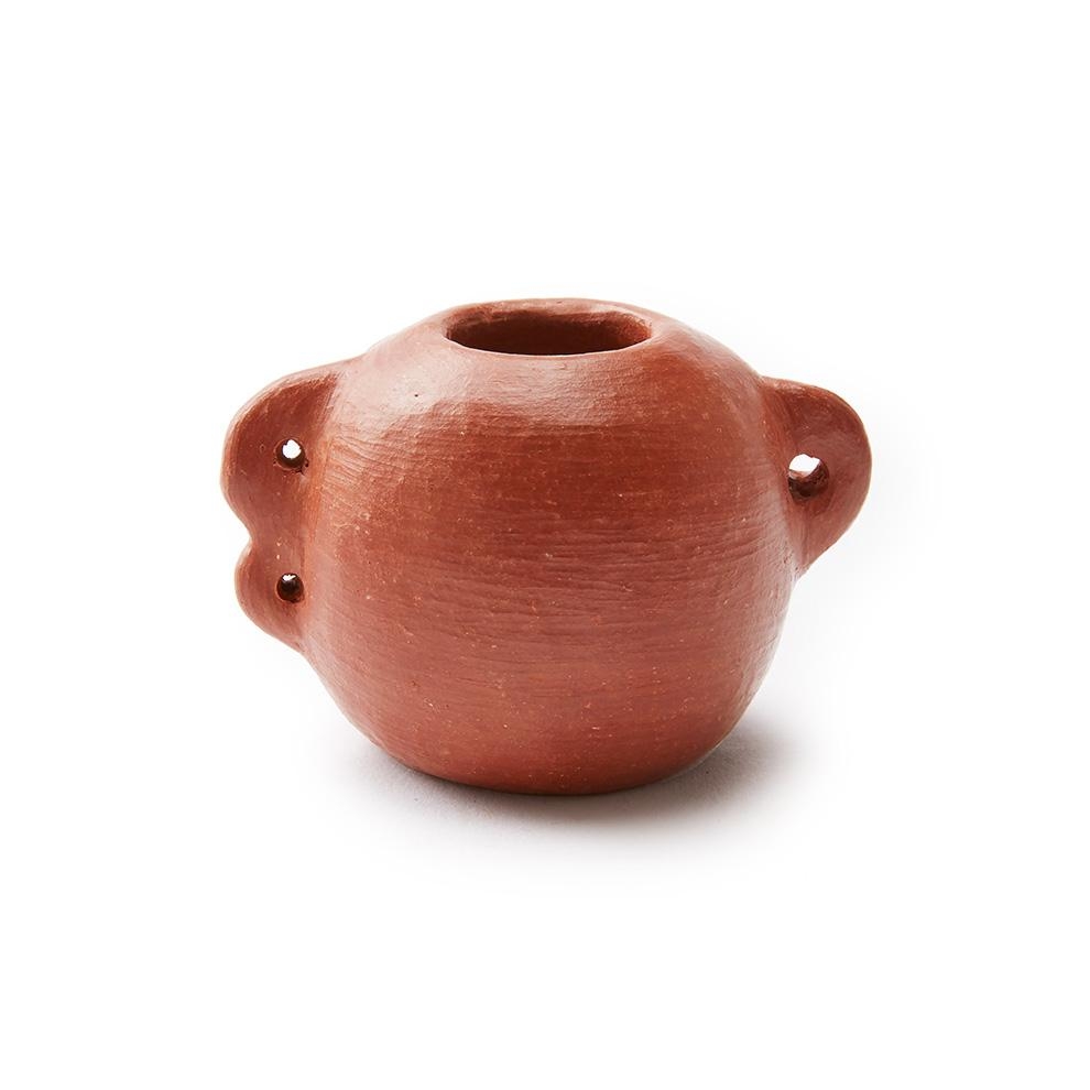 Red Clay Vessel Ornament I by St. Frank | 1. 8" W x 1. 75" H - Image 0