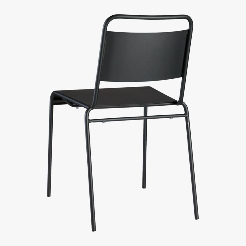 Lucinda Black Stacking Chair Set of 4 - Image 5