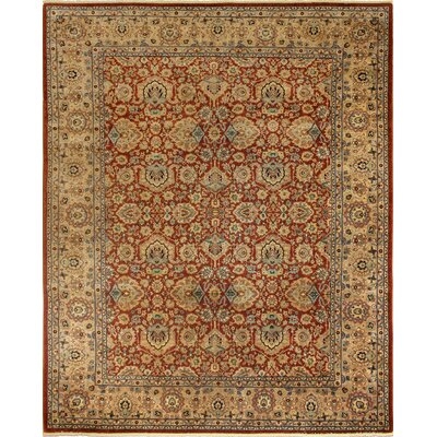 One-of-a-Kind Sangerfield Hand-Knotted Turkish Rust 8'2" x 9'11" Wool Area Rug - Image 0