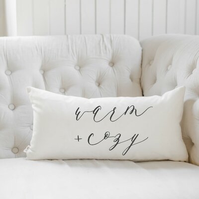 Warm And Cozy Cotton Lumbar Pillow Cover - Image 0