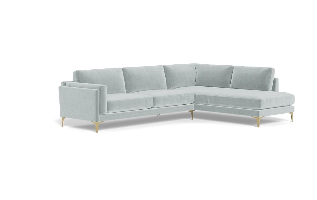 Gaby 3-Seat Sectional with Right Bumper - Image 1