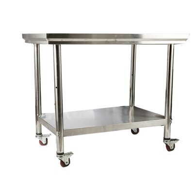 Commercial Kitchen Work Food Prep Table Stainless Steel Table For Restaurant,home - Image 0