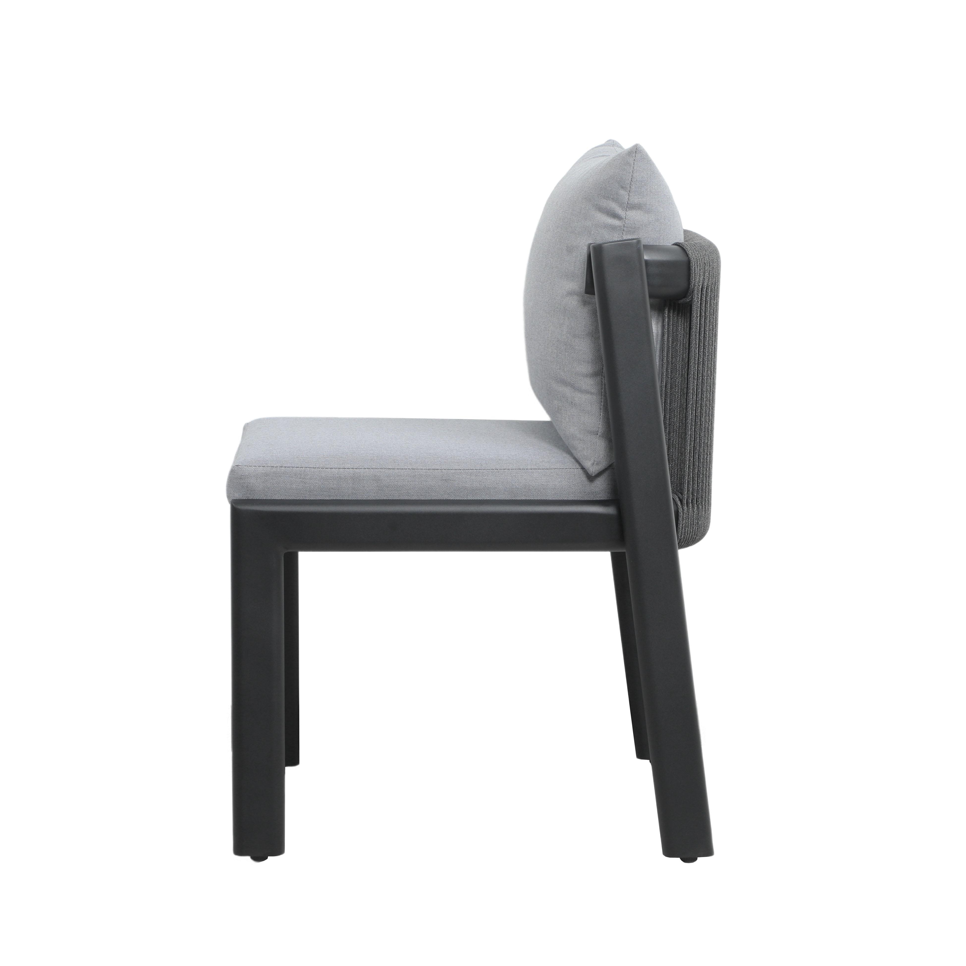 Nancy Grey Outdoor Dining Chair - Image 5