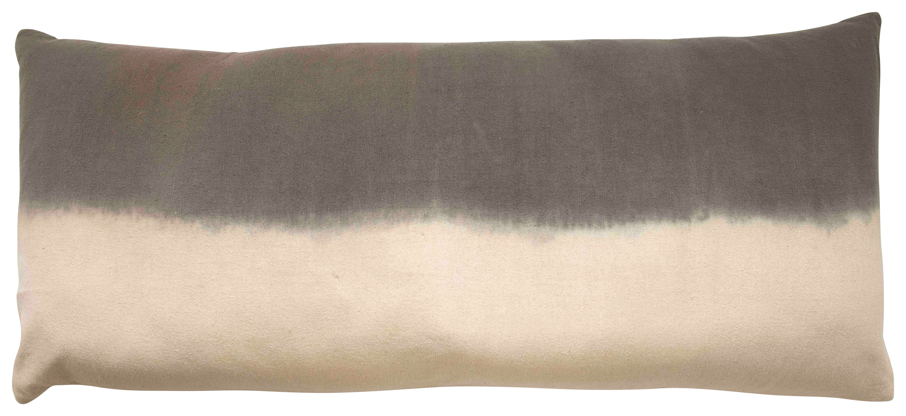 Cotton Dip-Dyed Lumbar Pillow - Image 0