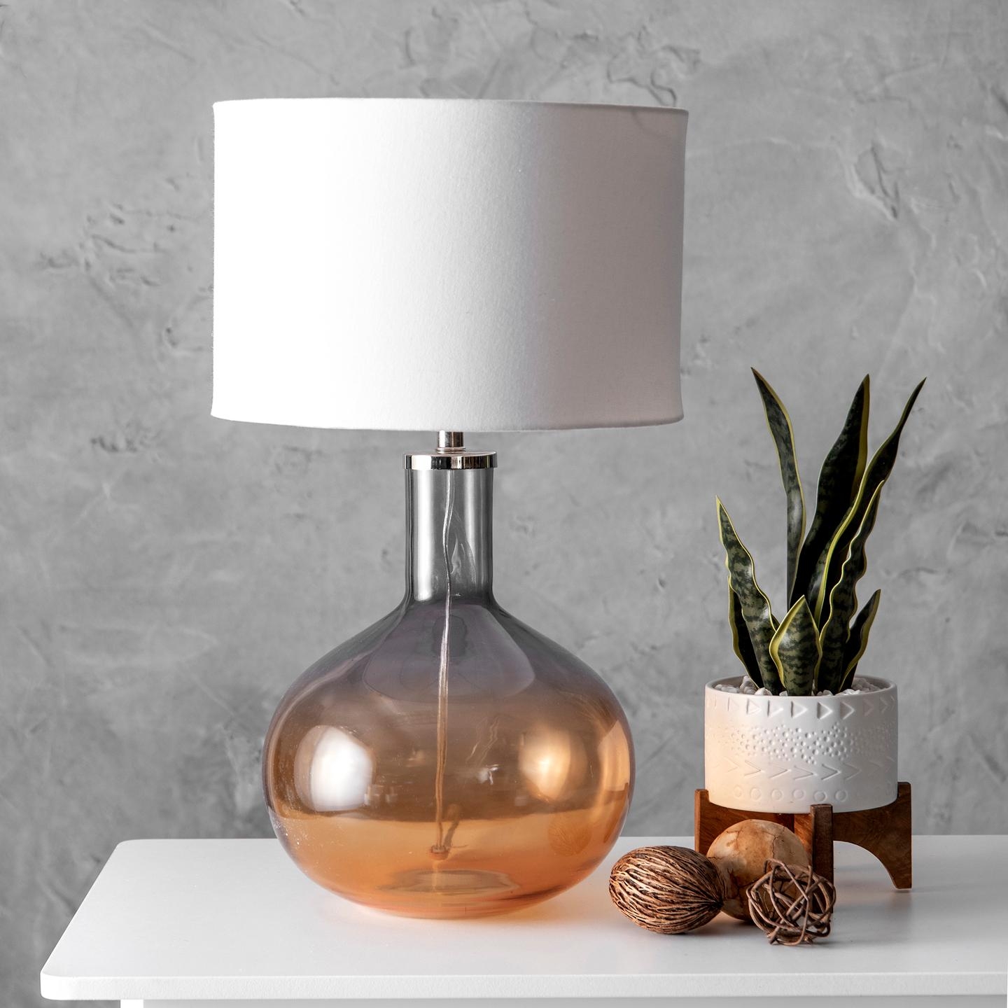 Modesto 21" Glass Table Lamp - Image 0