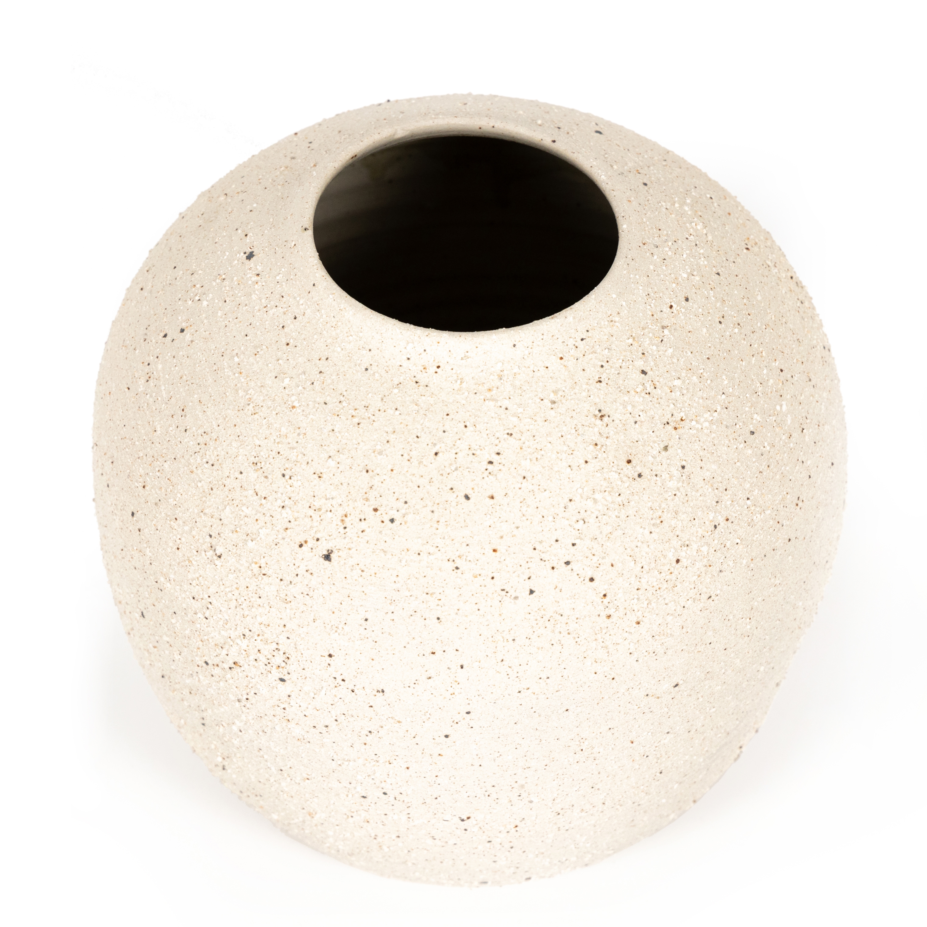 Evalia Vase-Natural Grog Ceramic - Image 4