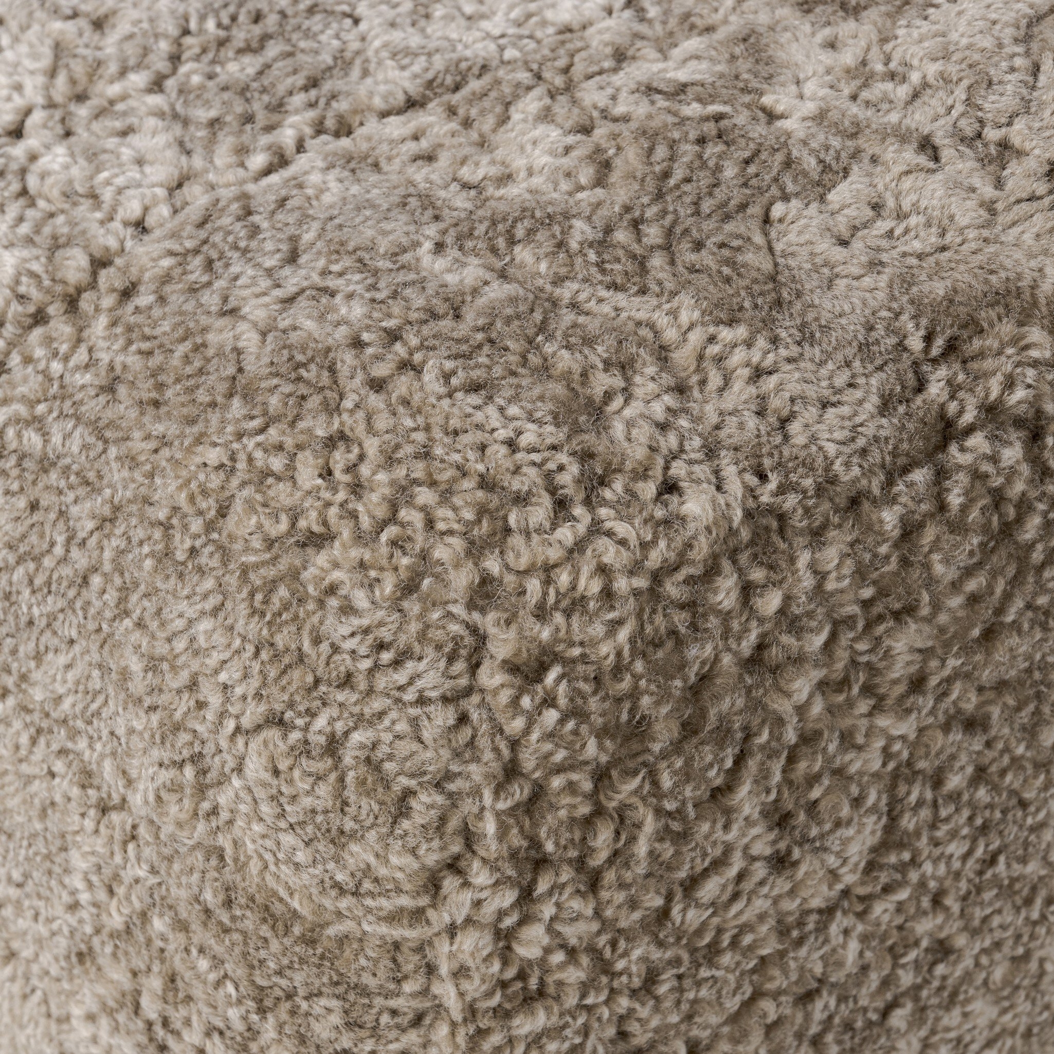 Oslo Ottoman - Taupe Shearling by Amber Lewis x Four Hands - Image 7