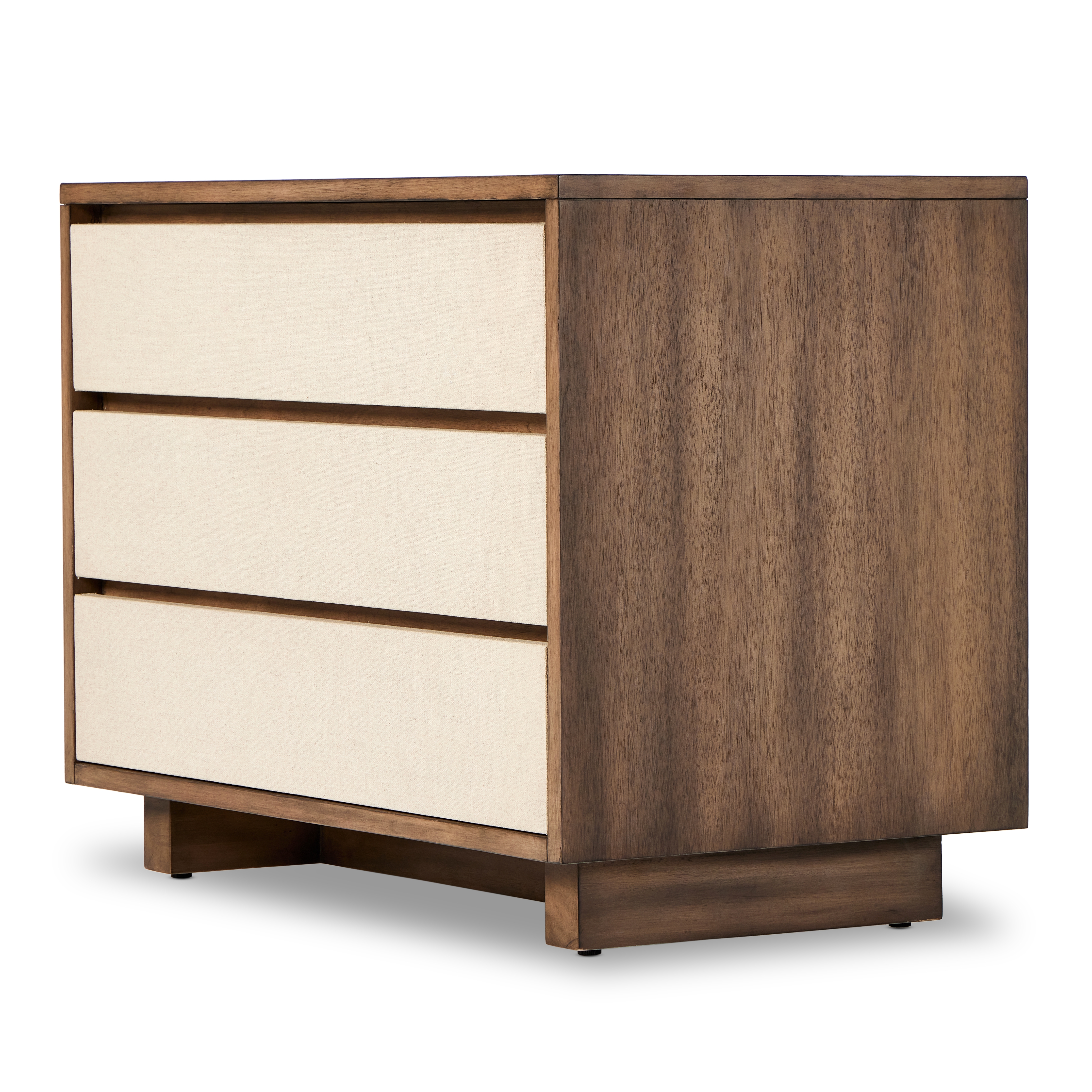 Grove Nightstand-Beige Painted Linen - Image 2