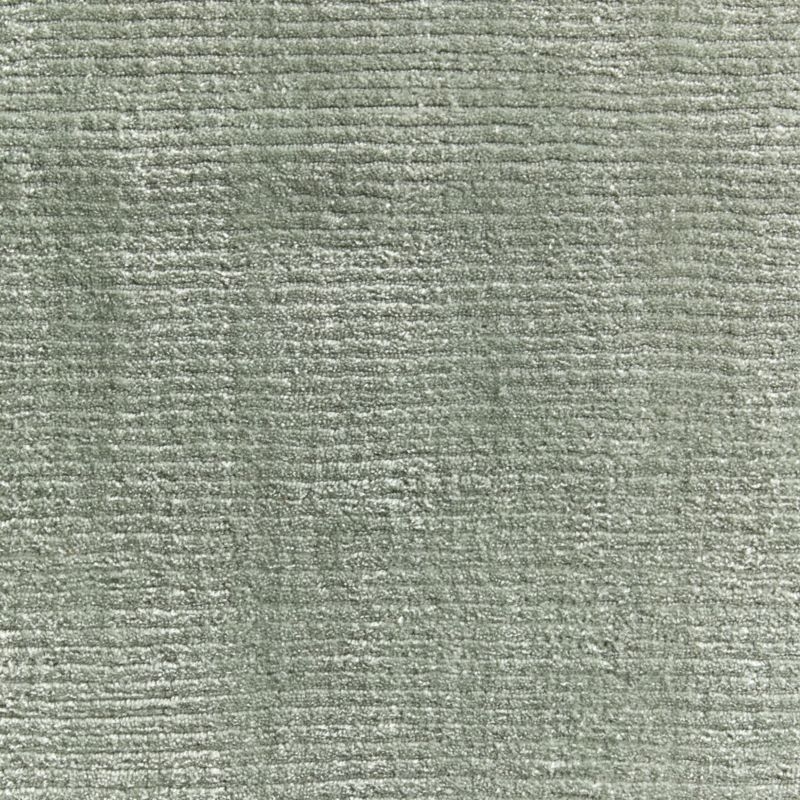 Solid Double Stripe Light Green Kids Performance Area Rug 8'x10' - Image 1