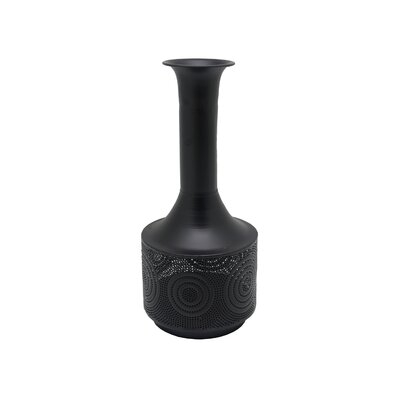 Arreanna Black Metal Vase - Image 0