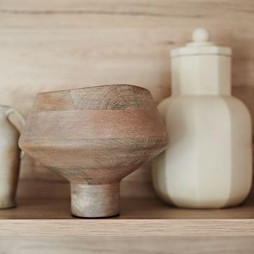 Small Bowl, Whitewash & Mango Wood - Image 2