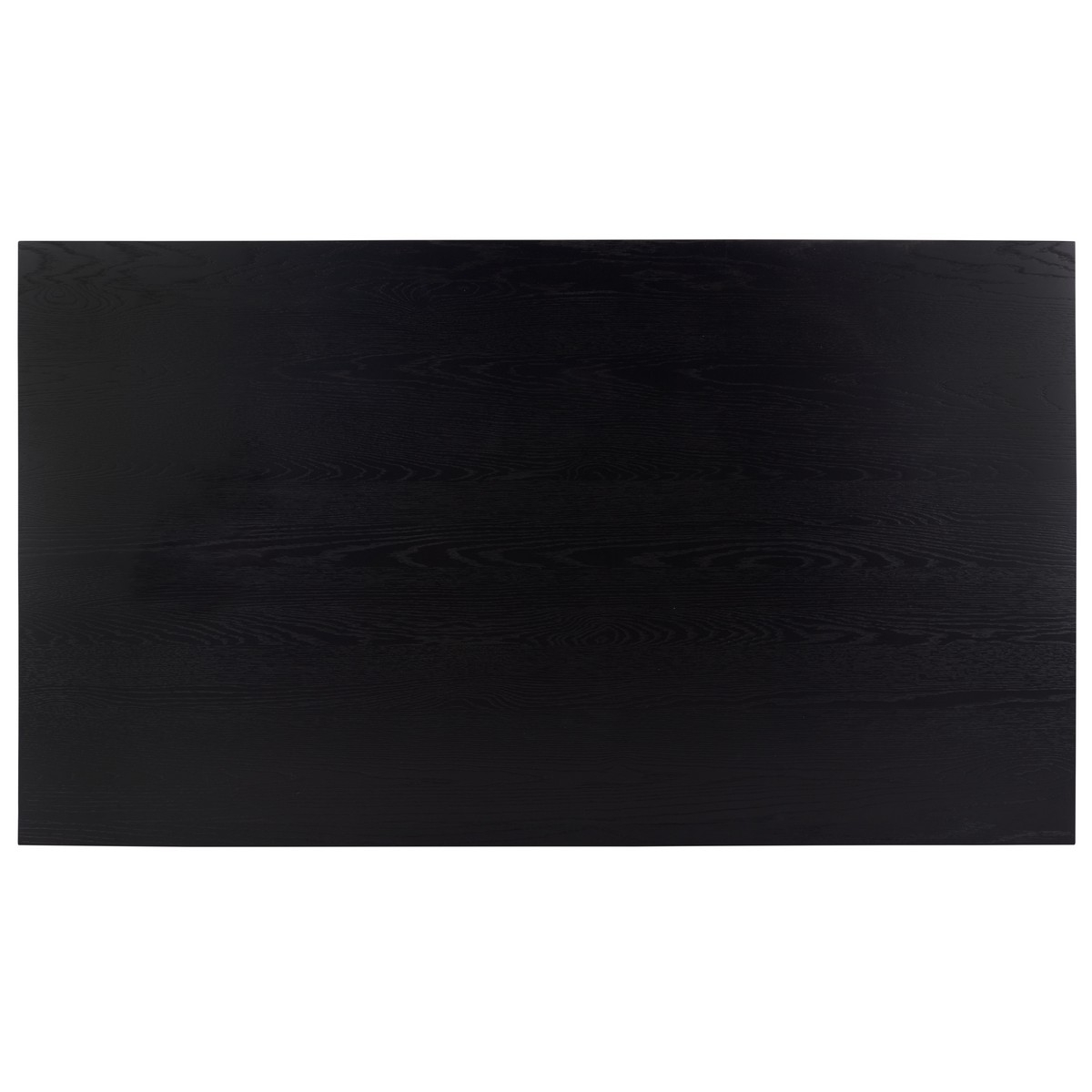 Deirdra Wood Rectangle Dining Table - Black - Image 4