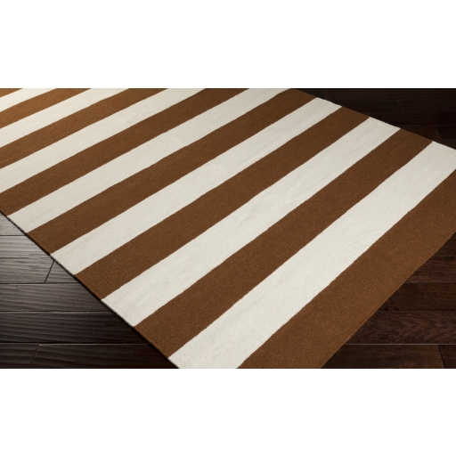 Frontier Brown Indoor 9' x 13' Handmade Rug - Image 1