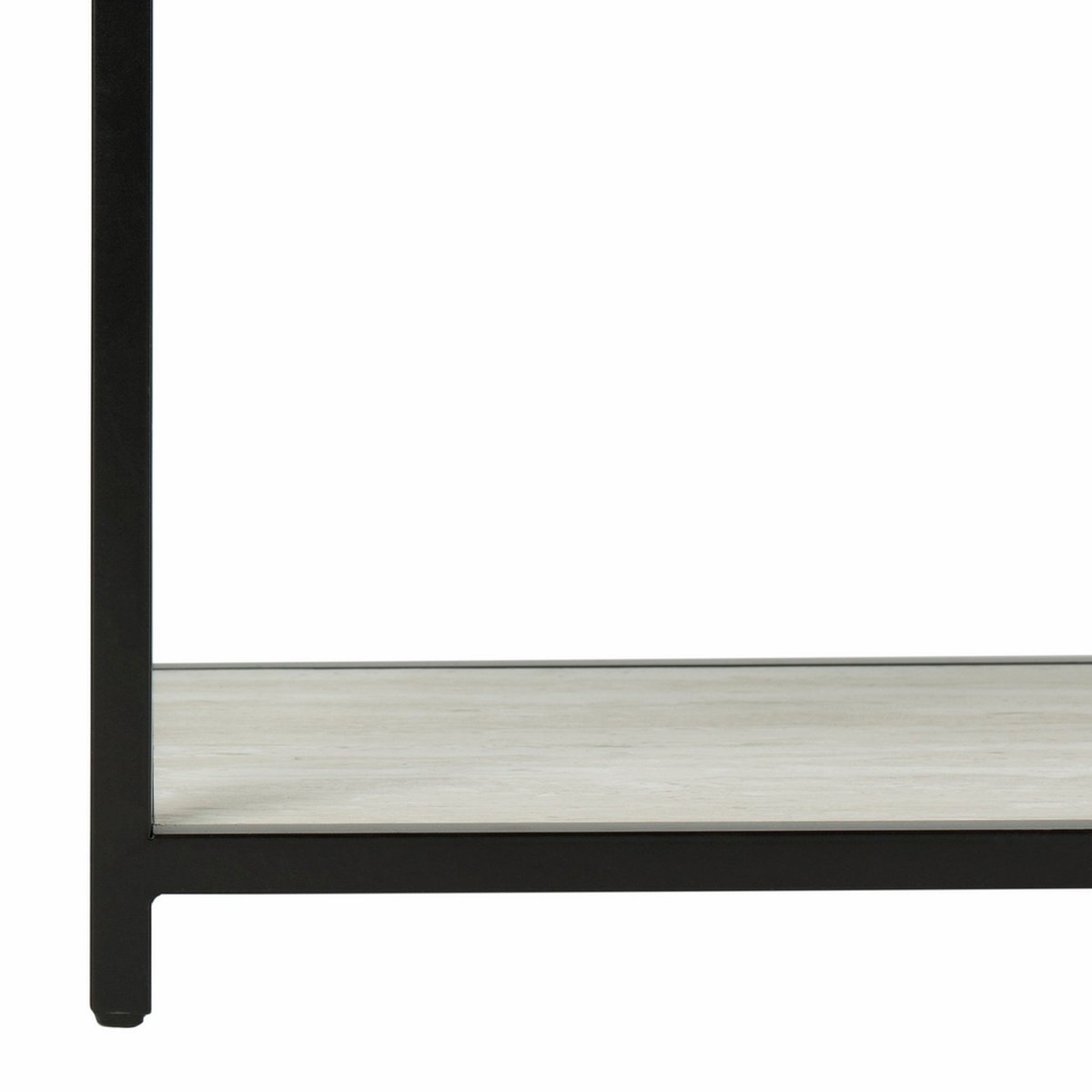 Reese Geometric Console Table, Beige & Black - Image 6