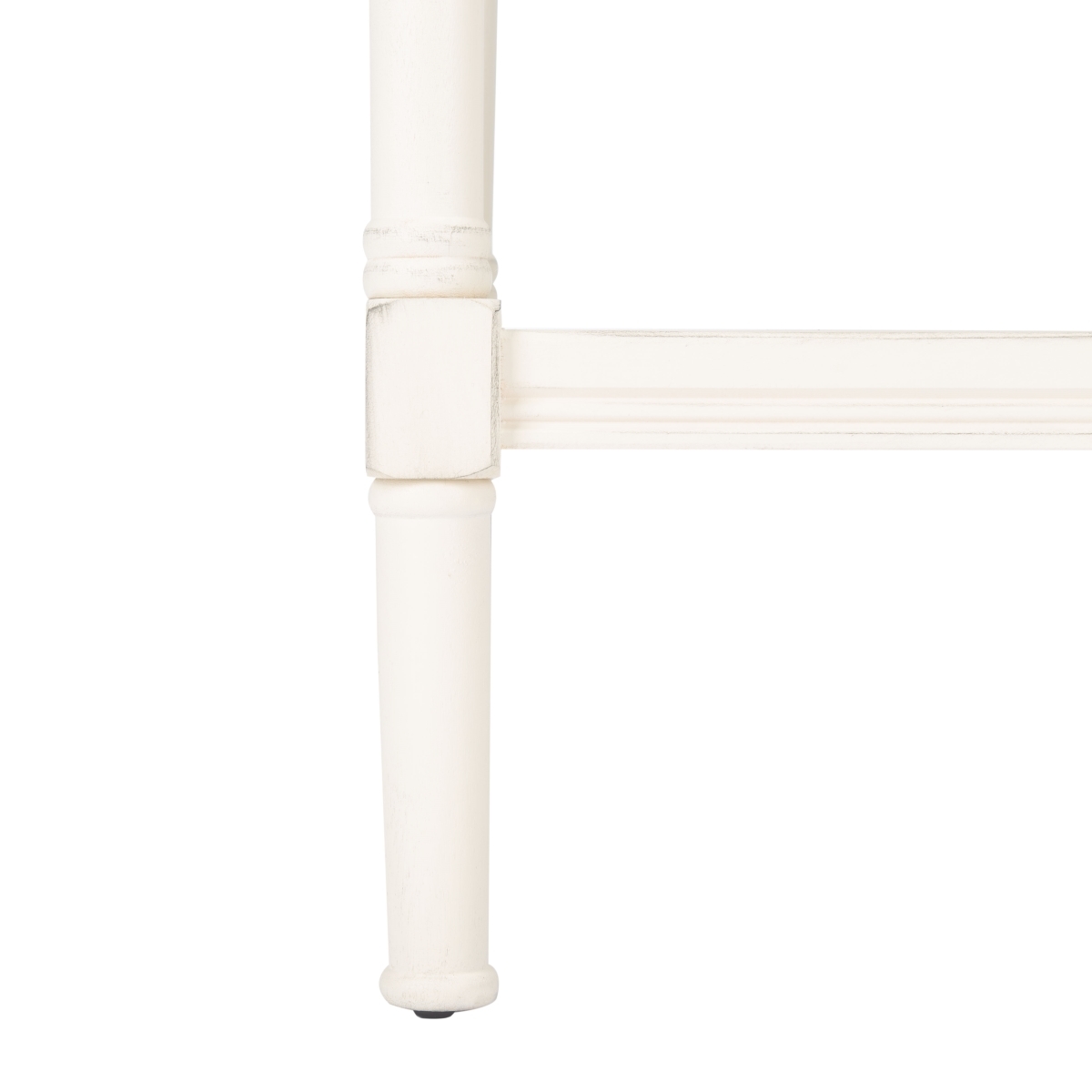 Rafiki Square Accent Table - Distressed White - Safavieh - Image 3