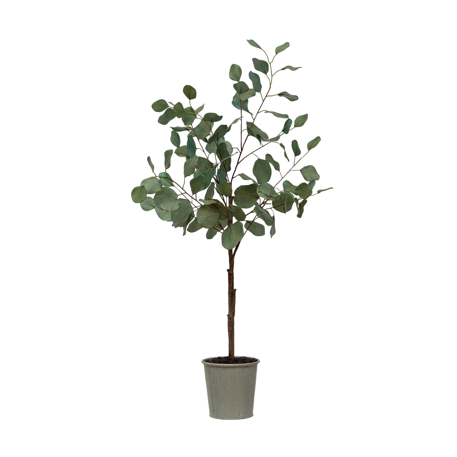 Faux Eucalyptus Tree in Pot - Image 0