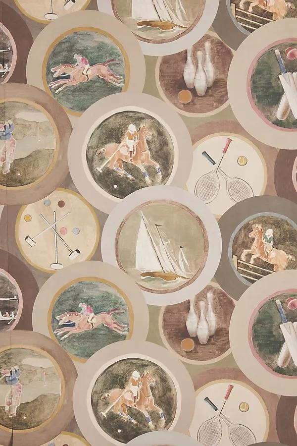 Sporting Life Antique Wallpaper - Image 0