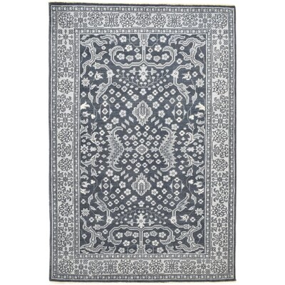 One-of-a-Kind Hand-Knotted 6' x 9' Wool Area Rug in Black/Gray - Image 0