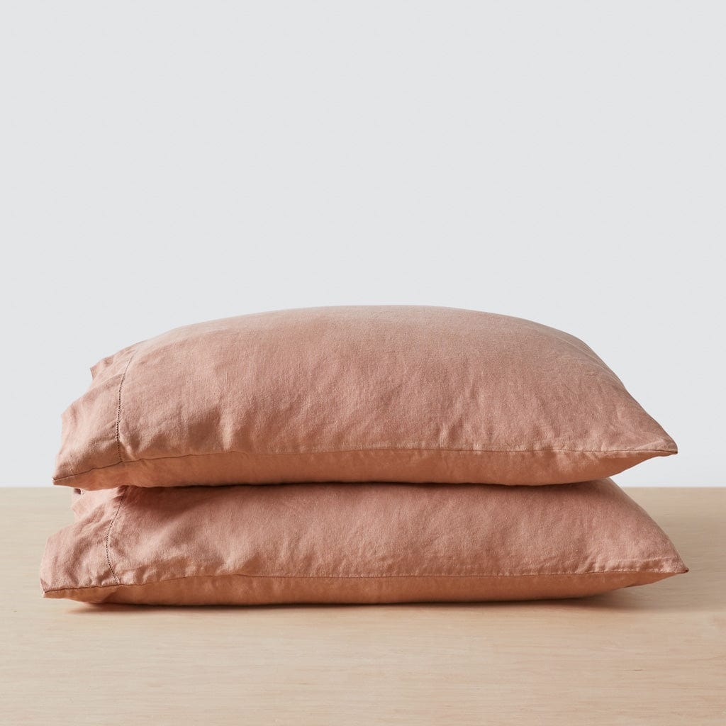 The Citizenry Stonewashed Linen Pillowcases | Standard | Rose - Image 0