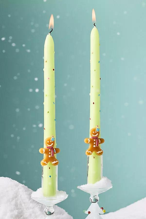 Festive Icon Taper Candles, Set of 2 - Image 0