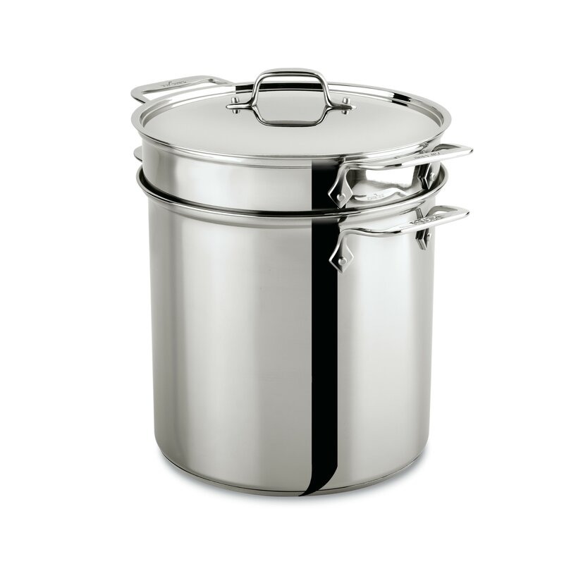 All-Clad All-Clad Specialty 8 qt. Stainless Steel Steamer Pot with Lid - Image 0